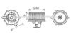 AVA QUALITY COOLING KA8247 Electric Motor, interior blower